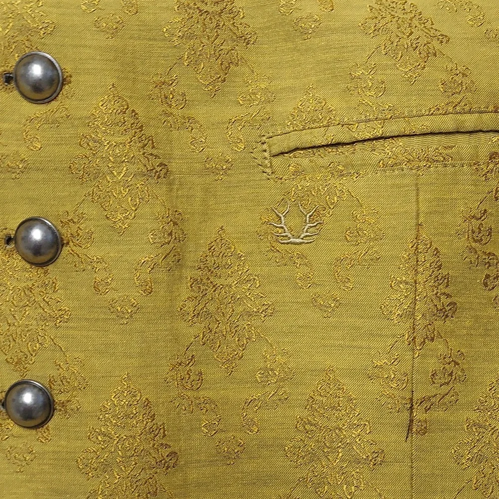 Kruger Men's Gold Trachtenweste NWOT - Picture 4 of 4